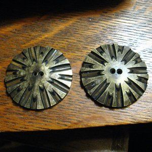🛍 Mid Century 1950's Sunburst Fashion Buttons